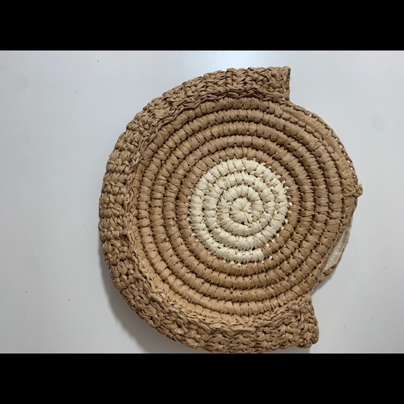 INC International Concepts Round Straw Crossbody Bag - Picture 7 of 7